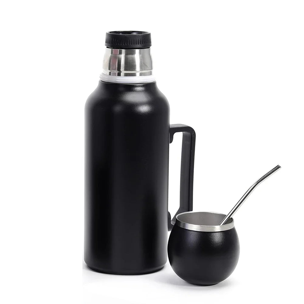 Kit Maté Découverte Complet : Yerba, Calebasse & Bombilla